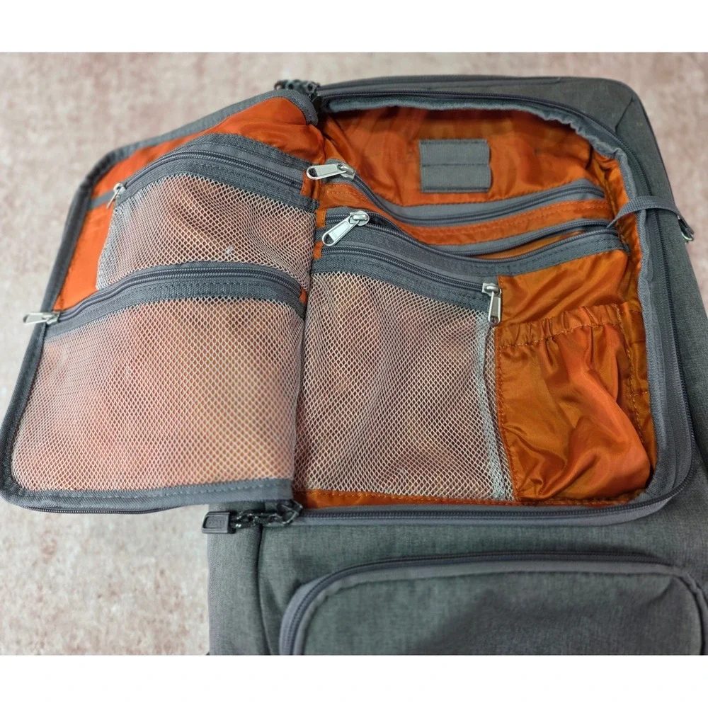 eBags TLS Professional Weekender Convertible Laptop Backpack Gray 20.5